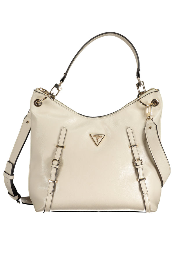 BOLSA DE MULHER GUESS JEANS BEGE