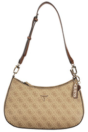 MALA COM FECHO GUESS JEANS MULHER BEGE