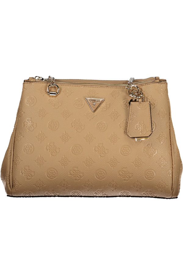 BOLSA DE MULHER GUESS JEANS BEGE
