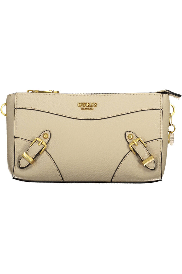 BOLSA DE MULHER GUESS JEANS BEGE