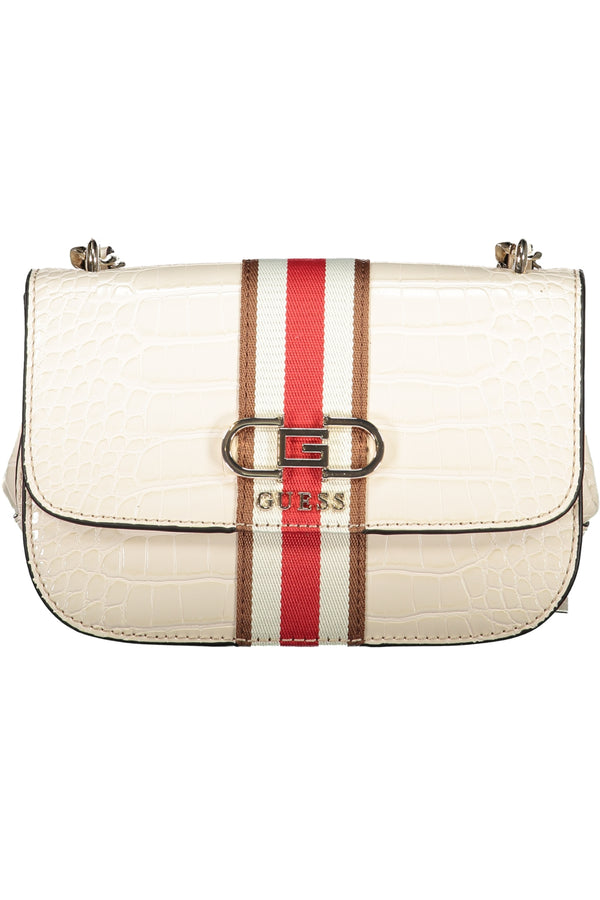 BOLSA DE MULHER GUESS JEANS BEGE