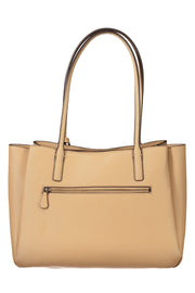 MALA COM FECHO GUESS JEANS MULHER BEGE