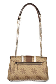 MALA COM ESTAMPADO GUESS JEANS MULHER BEGE