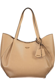 MALA COM FECHO GUESS JEANS MULHER BEGE