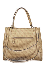 MALA COM FECHO GUESS JEANS MULHER BEGE