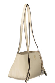 MALA COM FECHO GUESS JEANS MULHER BEGE
