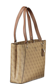 MALA COM FECHO GUESS JEANS MULHER BEGE