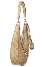 MALA COM ESTAMPADO GUESS JEANS MULHER BEGE