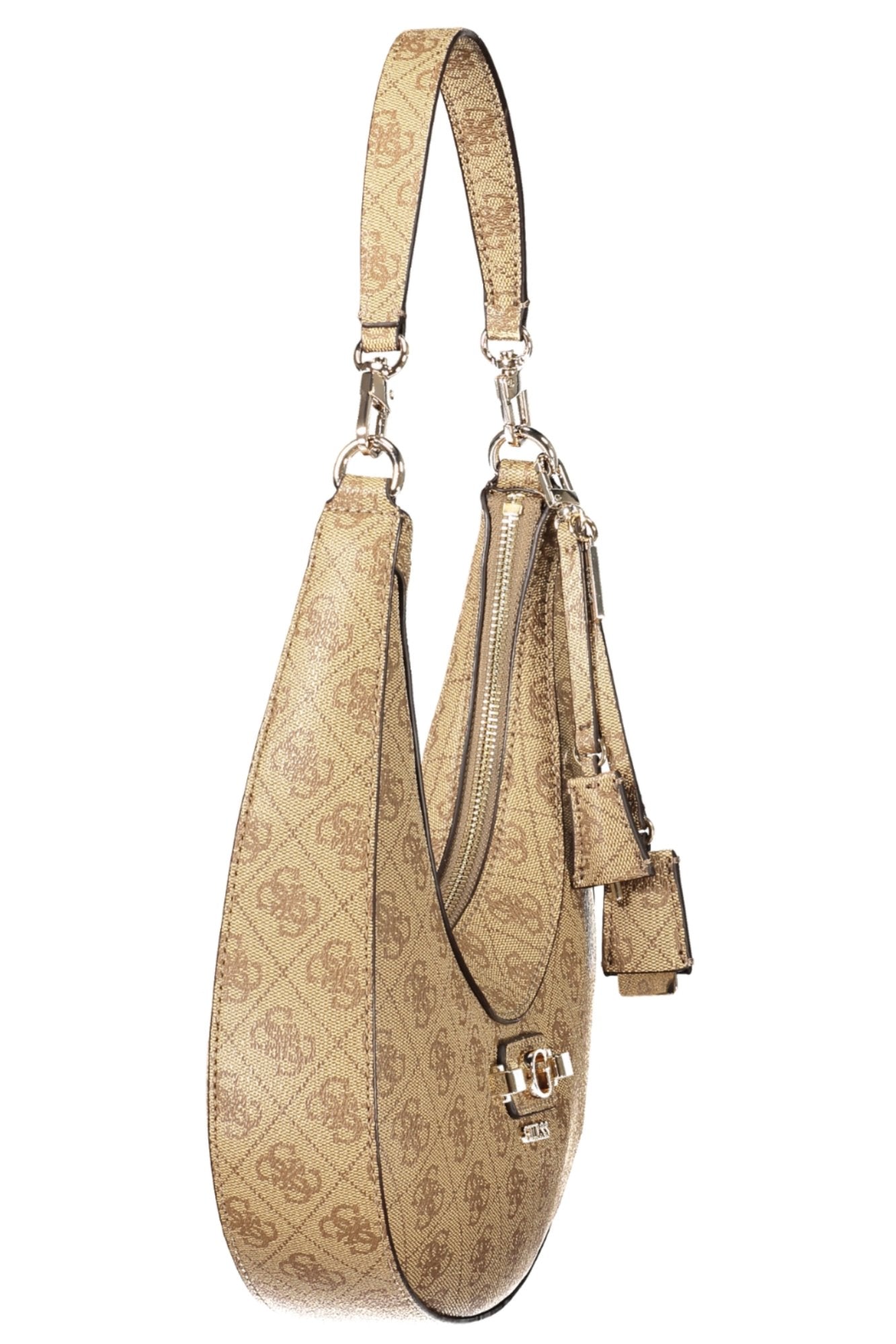 MALA COM ESTAMPADO GUESS JEANS MULHER BEGE