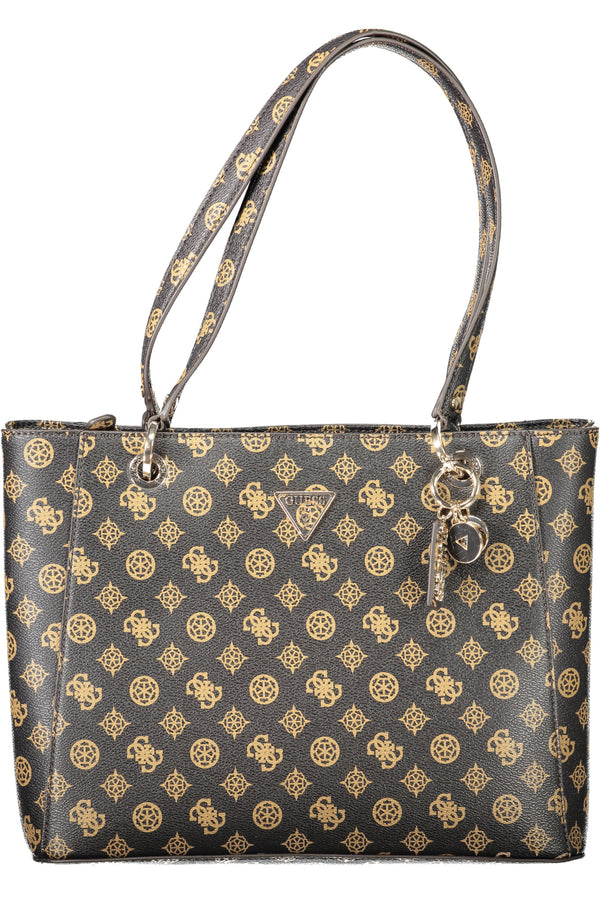 BOLSA DE MULHER GUESS JEANS MARROM