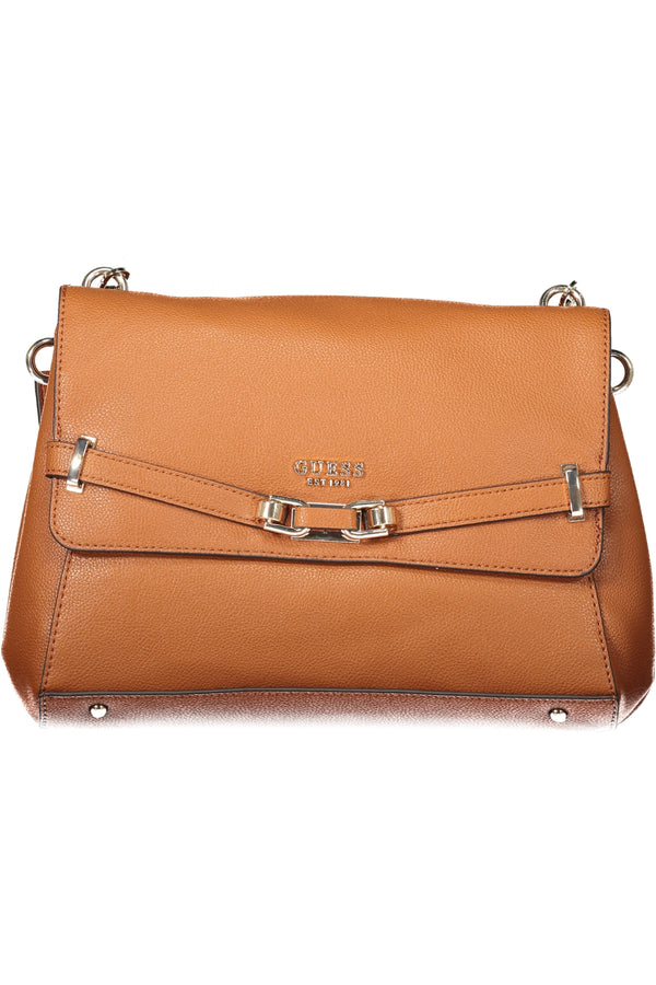 BOLSA DE MULHER GUESS JEANS MARROM