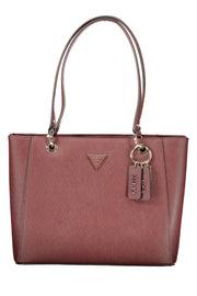 MALA COM FECHO GUESS JEANS MULHER CASTANHA