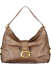 MALA COM FECHO GUESS JEANS MULHER CASTANHA