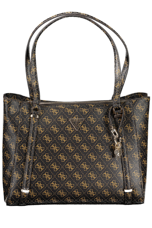 BOLSA DE MULHER GUESS JEANS MARROM