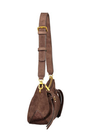 MALA COM FECHO GUESS JEANS MULHER CASTANHA
