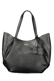 MALA COM LOGÓTIPO GUESS JEANS MULHER PRETA
