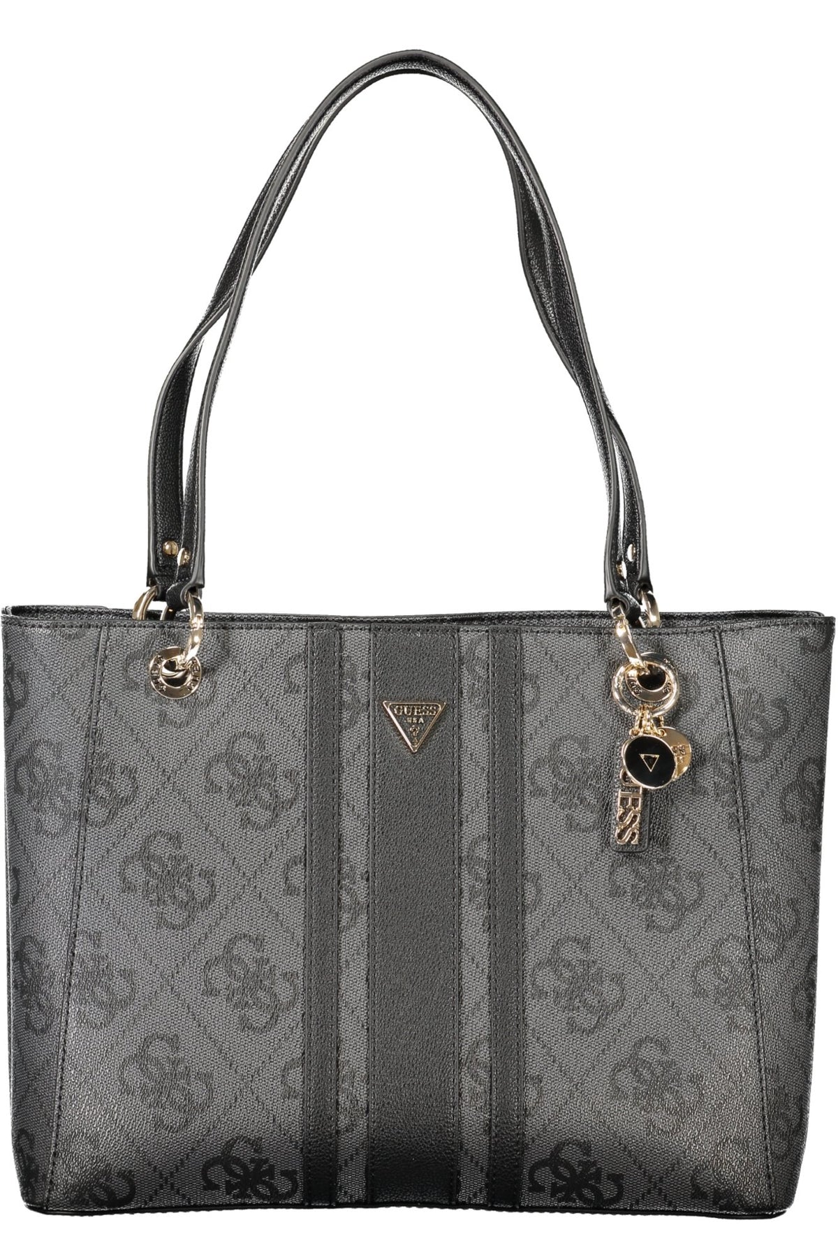 MALA COM ESTAMPADO GUESS JEANS MULHER PRETA