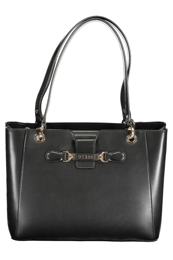 BOLSA DE MULHER GUESS JEANS PRETA