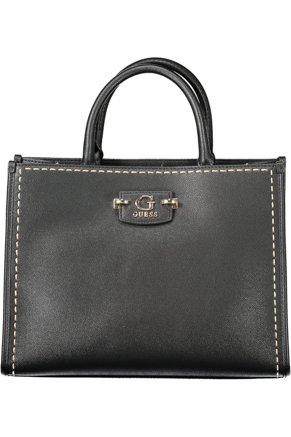 BOLSA DE MULHER GUESS JEANS PRETA