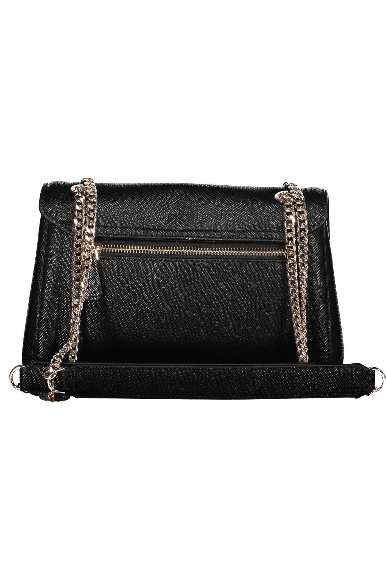 GUESS JEANS BLACK WOMAN'S HANDBAG