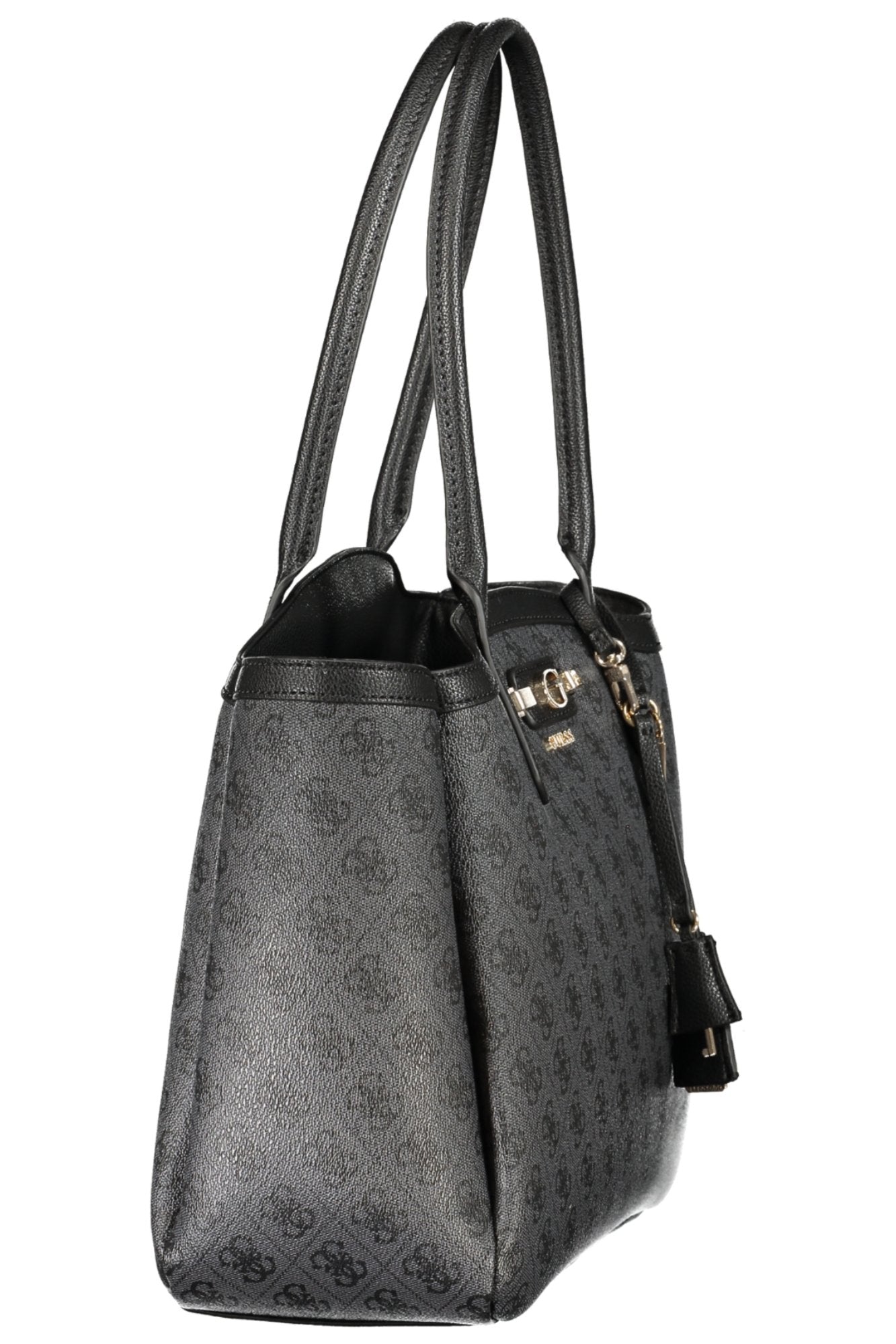 MALA COM ESTAMPADO GUESS JEANS MULHER PRETA