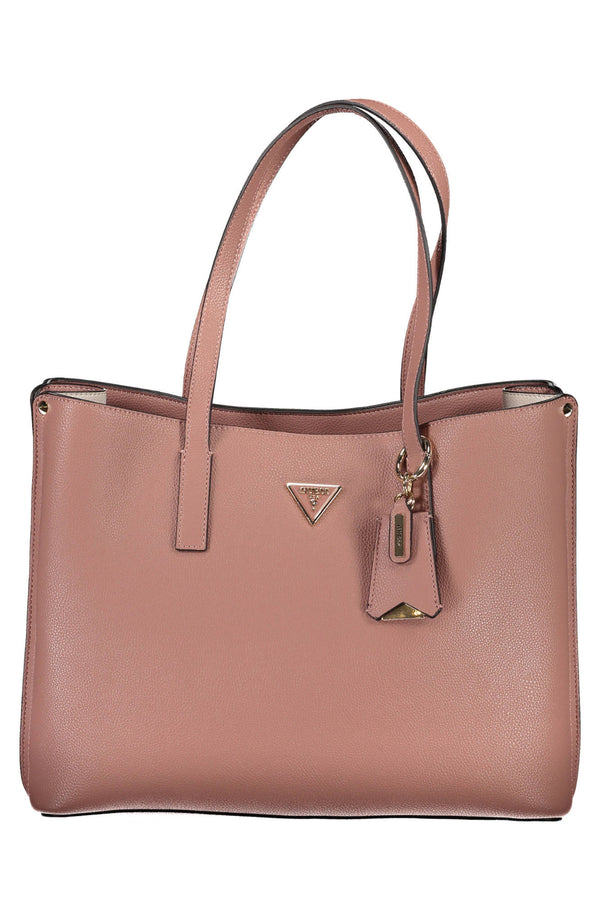 BOLSA DE MULHER GUESS JEANS ROSA