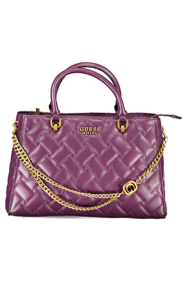 BOLSA DE MULHER GUESS JEANS ROXA