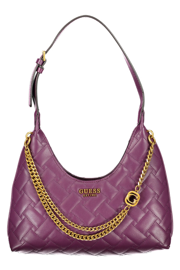 BOLSA DE MULHER GUESS JEANS ROXA