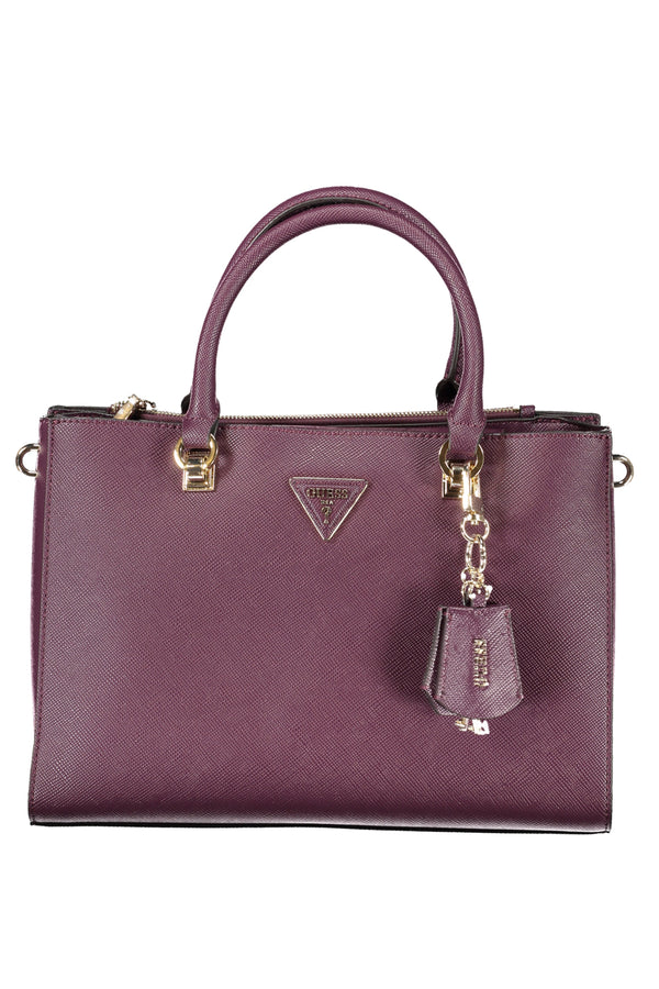BOLSA DE MULHER GUESS JEANS ROXA