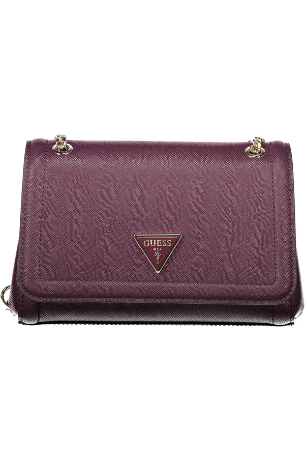 BOLSA DE MULHER GUESS JEANS ROXA