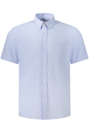 CAMISA EM ALGODÃO GUESS JEANS HOMEM AZUL CLARO