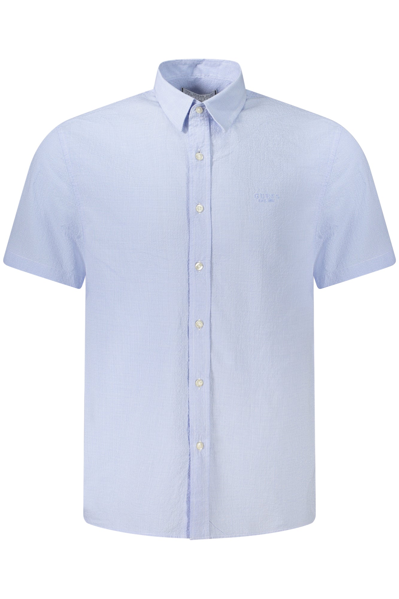CAMISA EM ALGODÃO GUESS JEANS HOMEM AZUL CLARO
