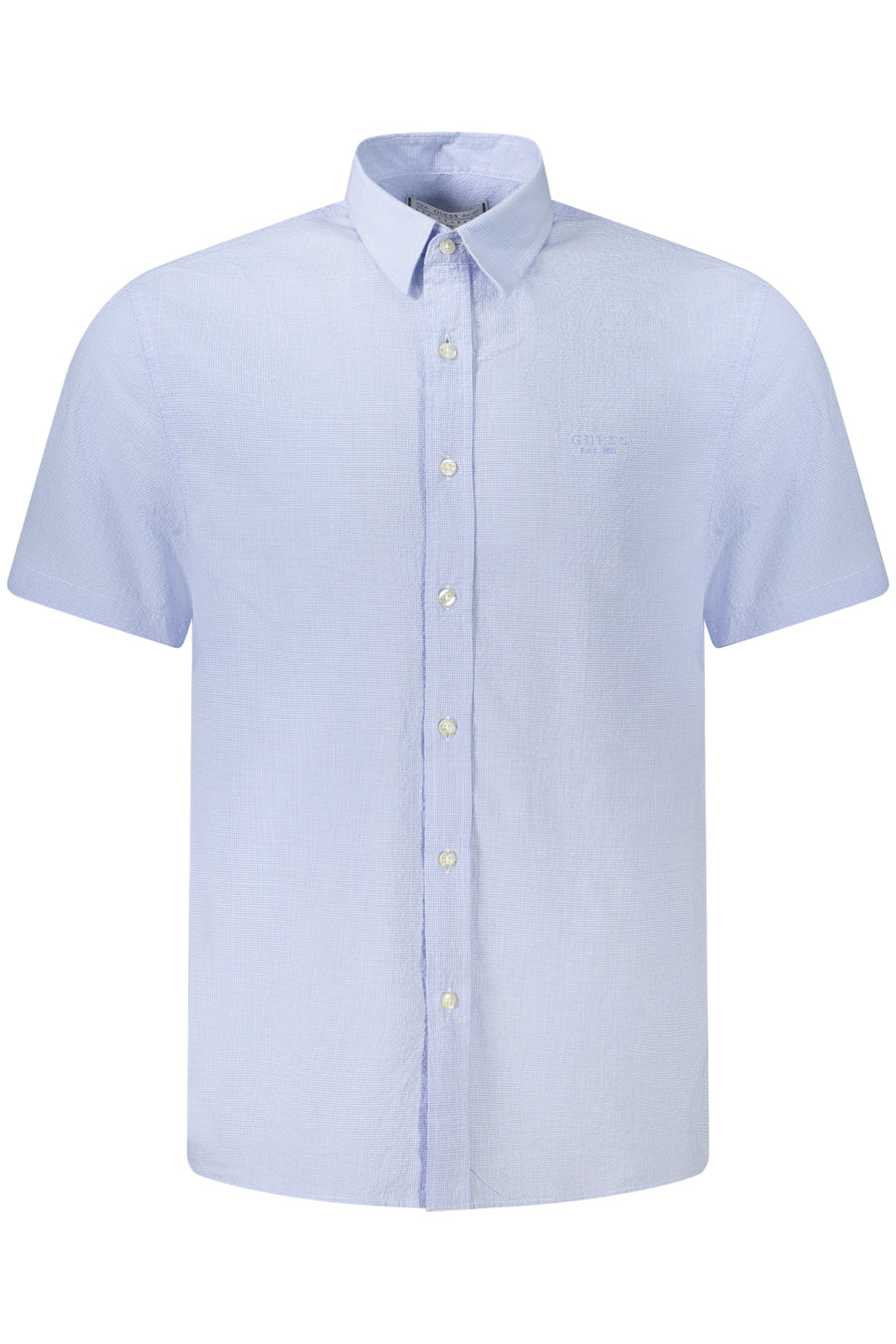 CAMISA EM ALGODÃO GUESS JEANS HOMEM AZUL CLARO