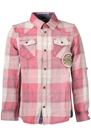 CAMISA EM ALGODÃO GUESS JEANS CRIANÇA VERMELHA