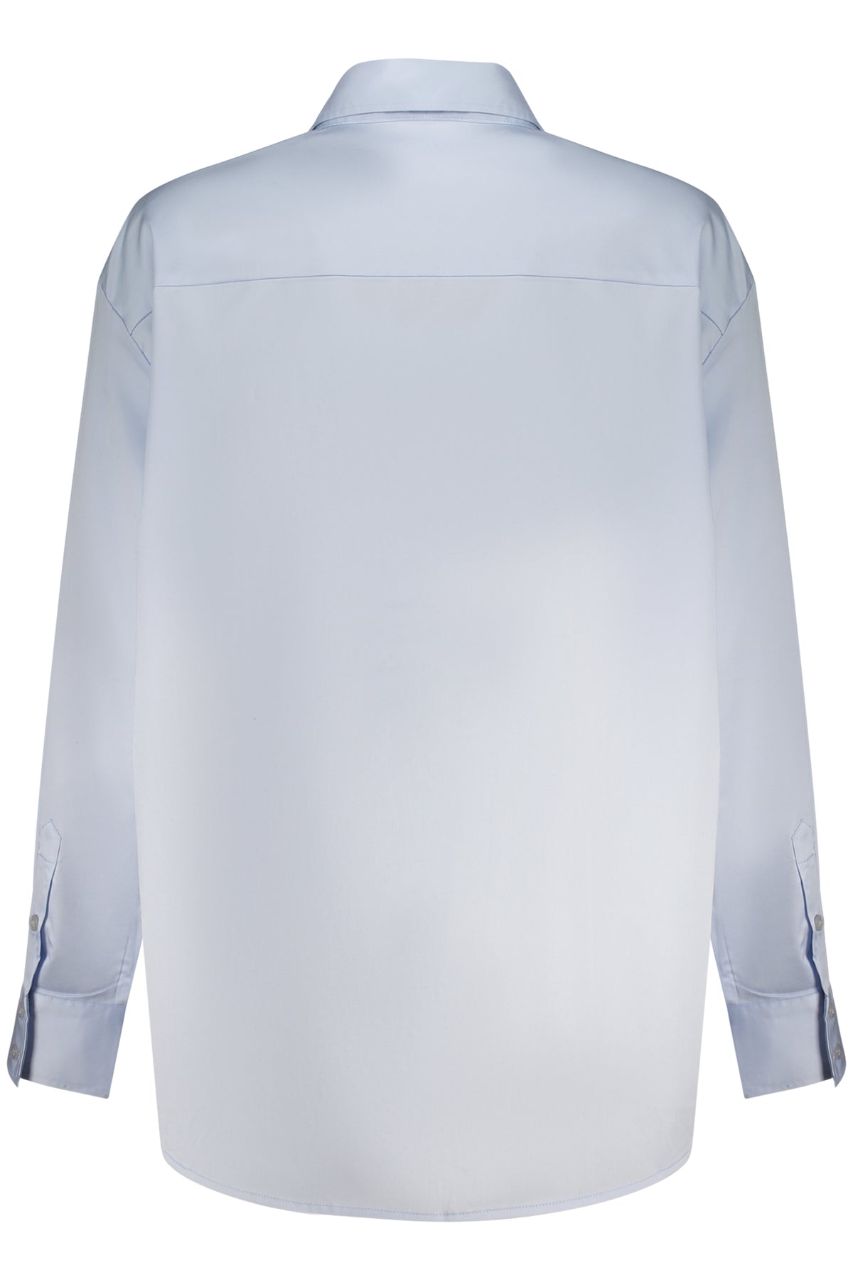 CAMISA EM ALGODÃO GUESS JEANS MULHER AZUL CLARO
