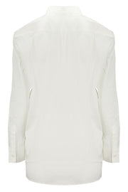 GUESS JEANS LONG SLEEVE SHIRT WOMEN WHITE