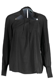 GUESS JEANS BLACK LONG SLEEVE WOMEN'S SHIRT