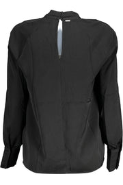 GUESS JEANS BLACK LONG SLEEVE WOMEN'S SHIRT
