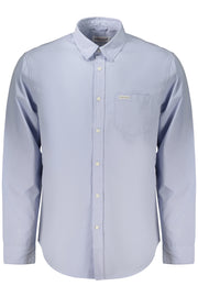 CAMISA EM ALGODÃO GUESS JEANS HOMEM AZUL CLARO