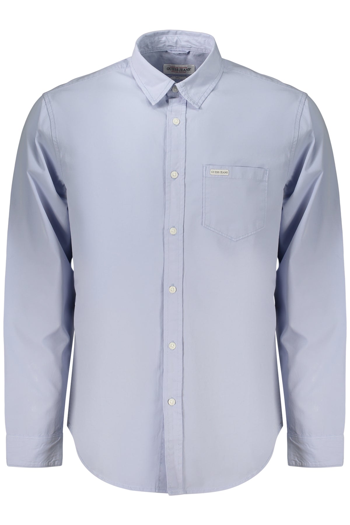 CAMISA EM ALGODÃO GUESS JEANS HOMEM AZUL CLARO