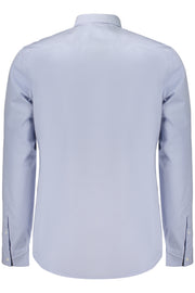 CAMISA EM ALGODÃO GUESS JEANS HOMEM AZUL CLARO