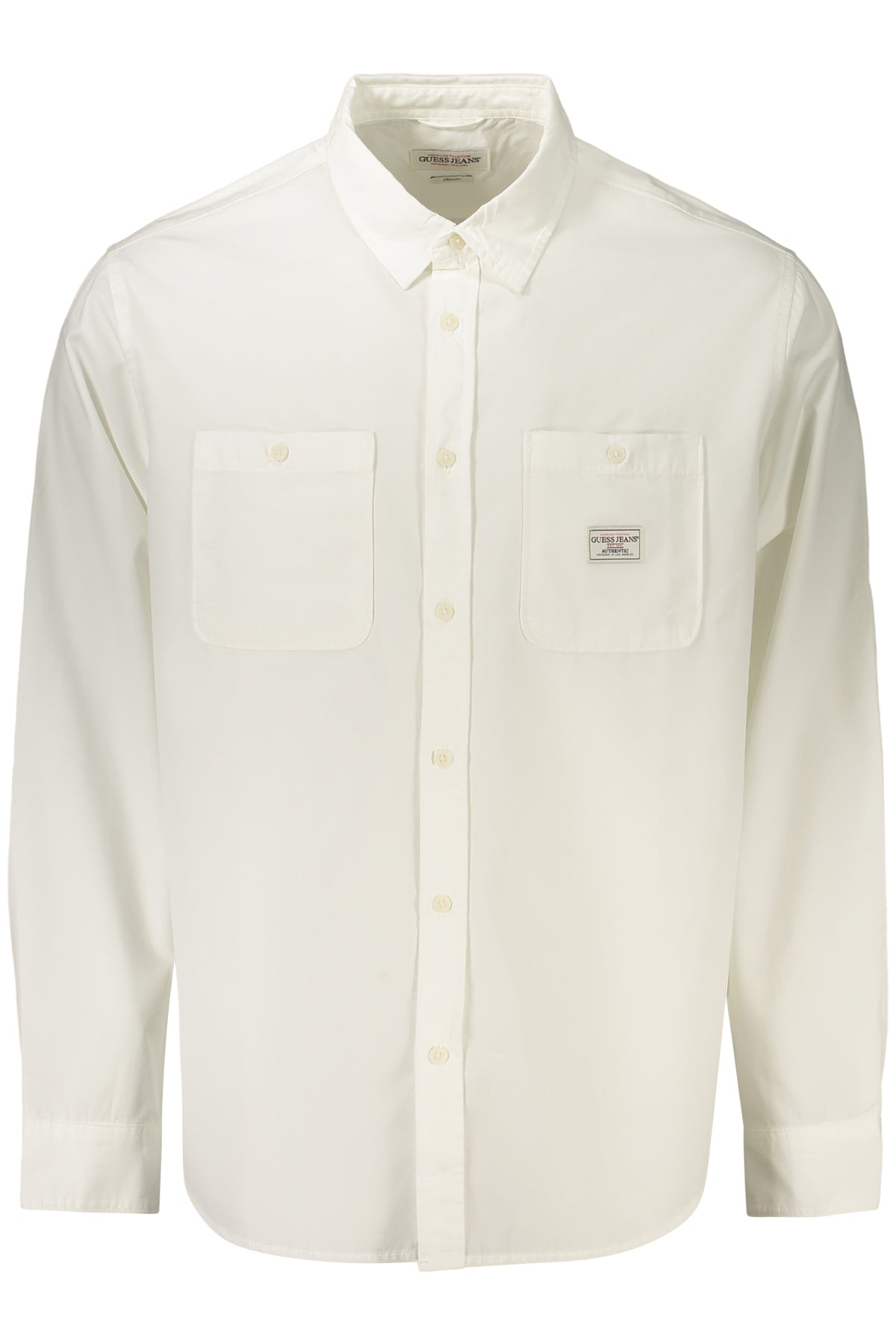 CAMISA EM ALGODÃO GUESS JEANS HOMEM BRANCA