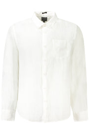 CAMISA EM LINHO GUESS JEANS HOMEM BRANCA