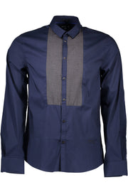 CAMISA GUESS JEANS MAN MANGA COMPRIDA AZUL