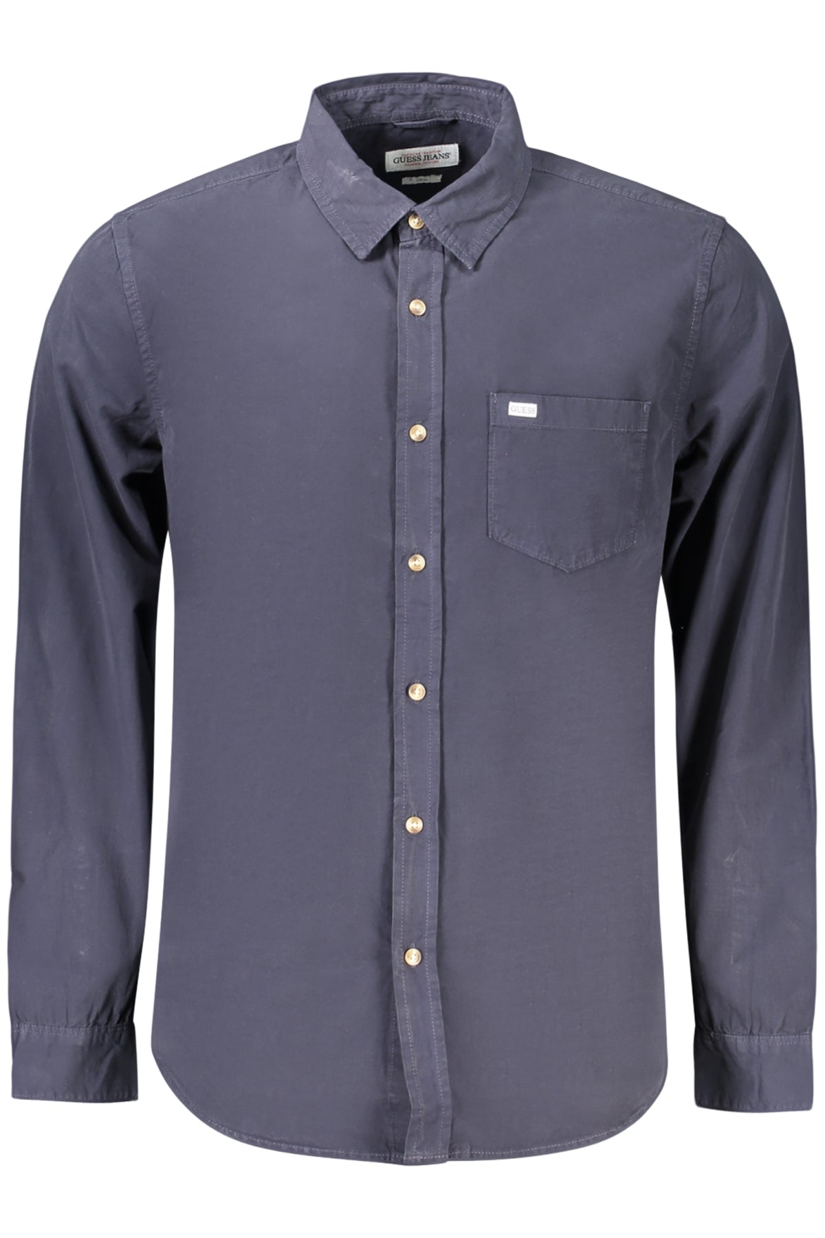 CAMISA EM ALGODÃO GUESS JEANS HOMEM AZUL