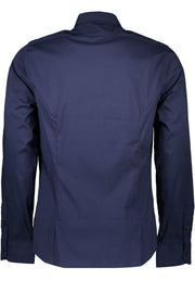 CAMISA GUESS JEANS MAN MANGA COMPRIDA AZUL