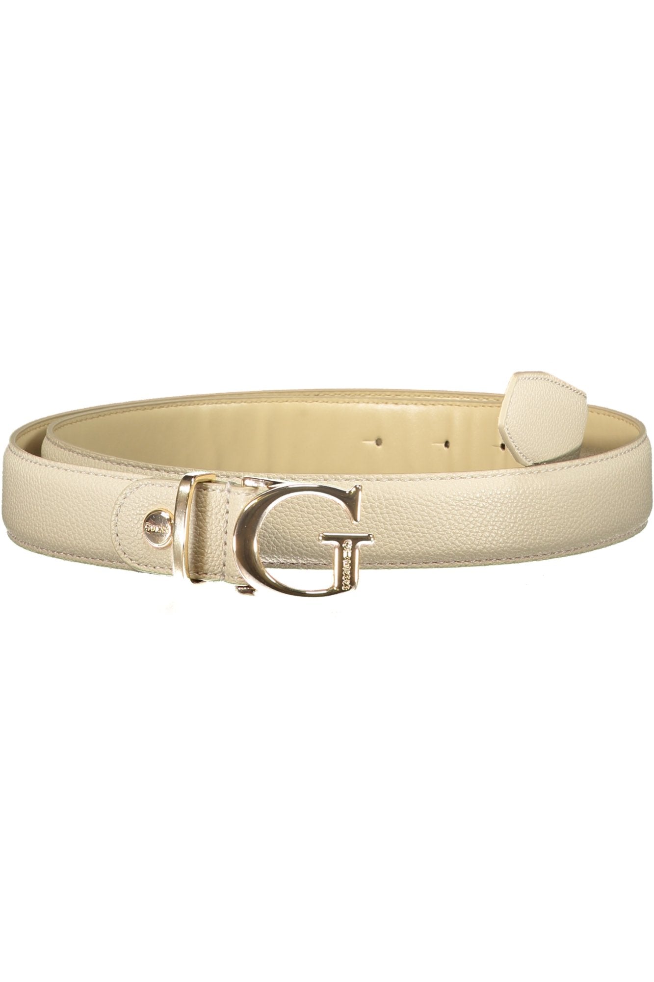 CINTO COM LOGÓTIPO GUESS JEANS MULHER BEGE