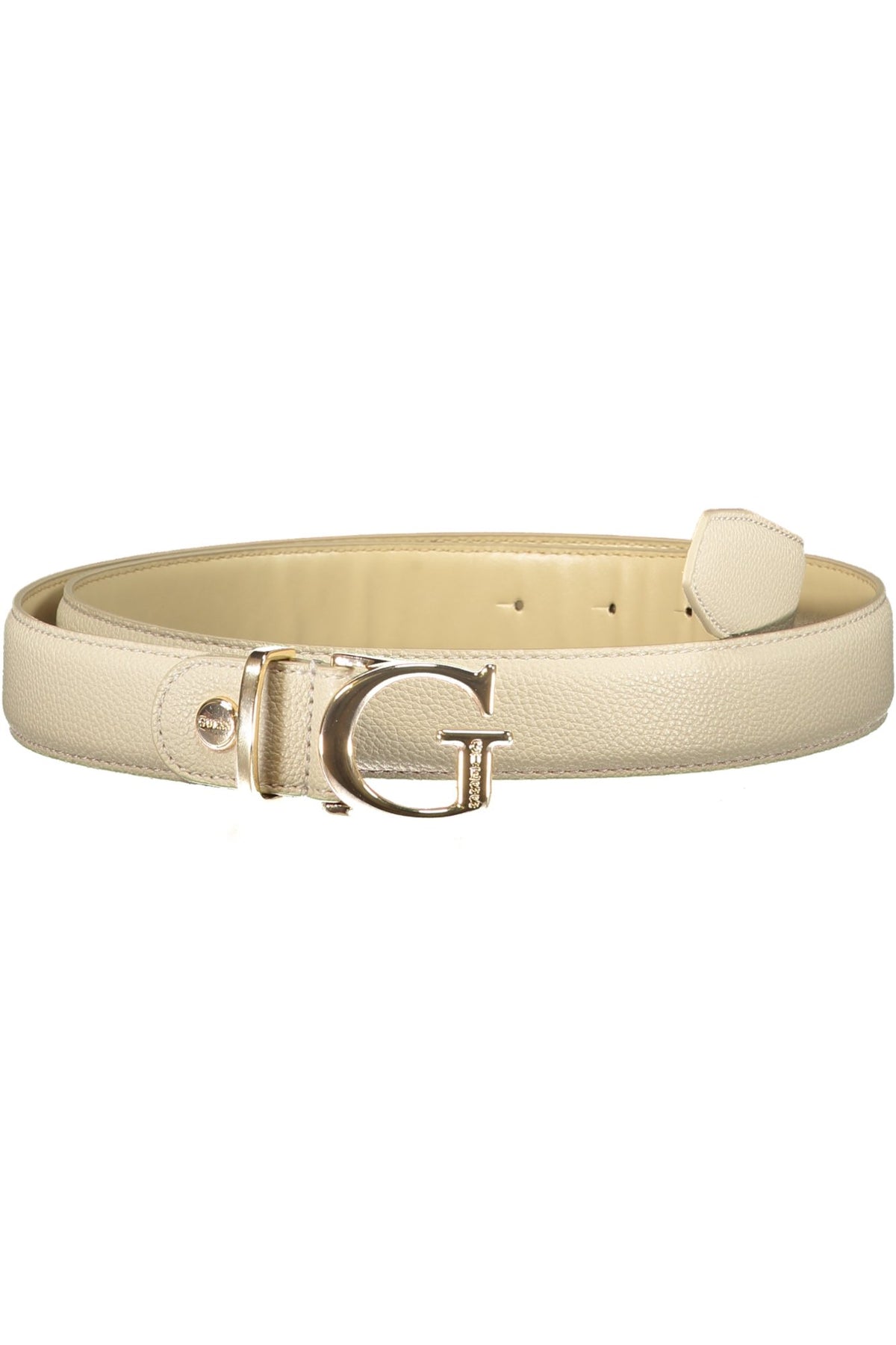 CINTO COM LOGÓTIPO GUESS JEANS MULHER BEGE