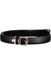 CINTO COM LOGÓTIPO GUESS JEANS MULHER PRETO