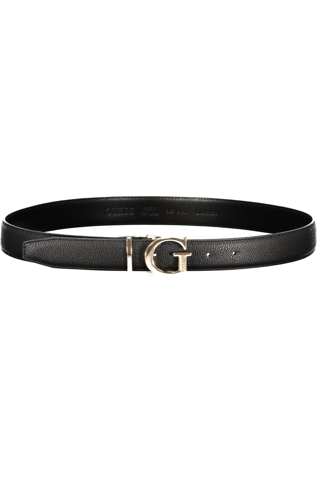 CINTO COM LOGÓTIPO GUESS JEANS MULHER PRETO